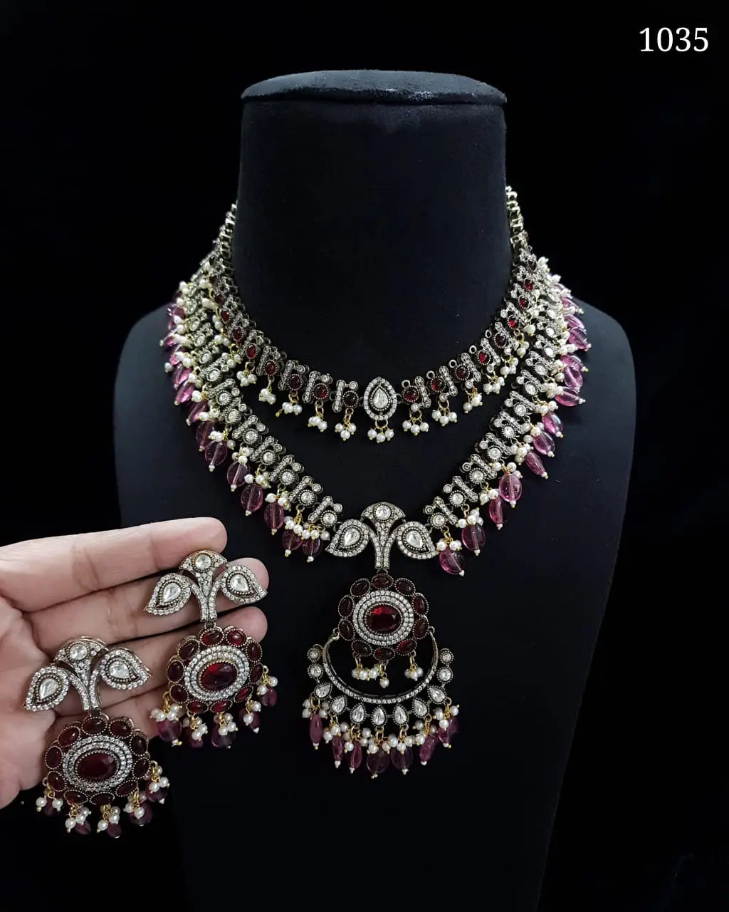 Best necklace with earrings | beautiful necklace