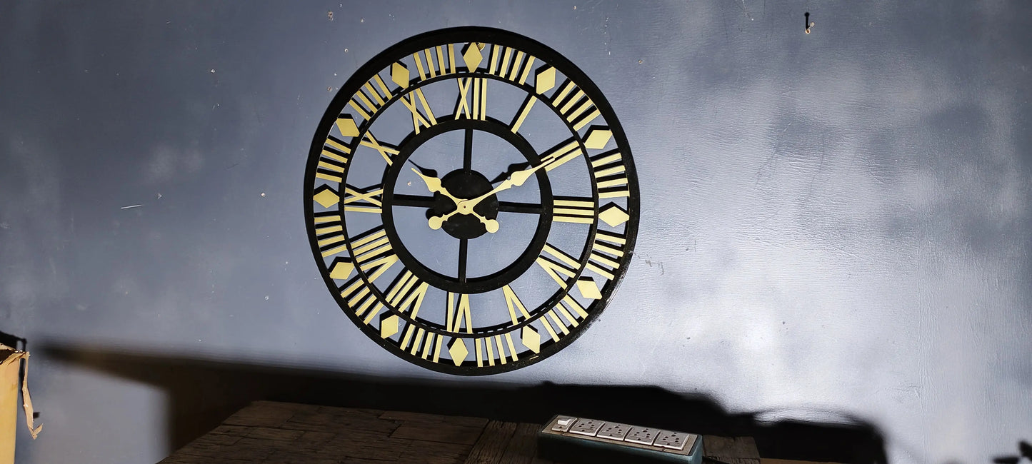3D WALL CLOCK | BIG ANALOG WALL CLOCK | UNIQUE DESIGN WALL CLOCK