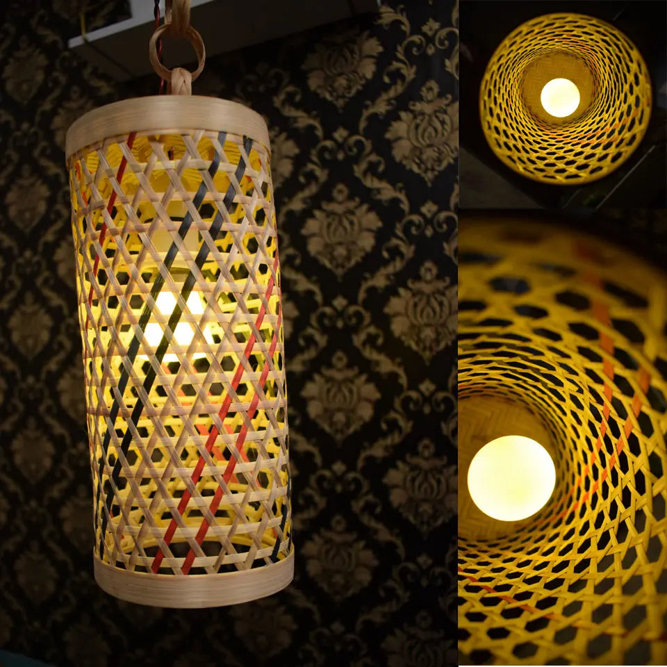 Bamboo Handicrafts Lamp Lantern | Handmade Bamboo Lantern