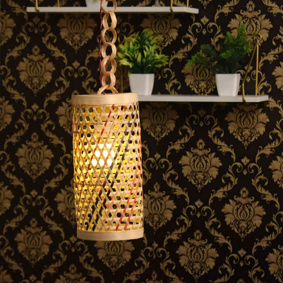 Bamboo Handicrafts Lamp Lantern | Handmade Bamboo Lantern
