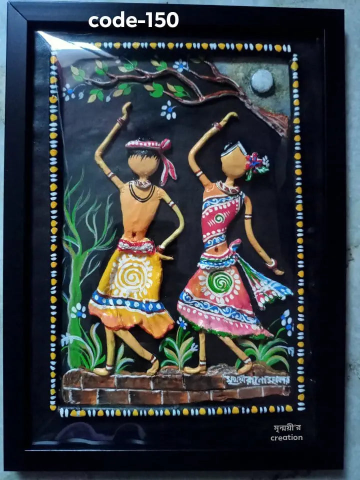 TERRACOTTA WALL ART FOR HOME AND OFFICE DECOR | HANDICRAFT CLAY ART FOR WALL DECOR