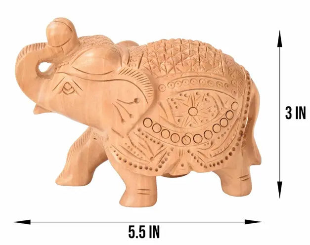 Unique wooden elephant statue for showpiece | wooden design elephant handmade