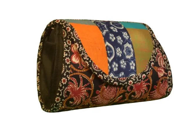 Cotton Wallet | Large Wallet Clutch | Handcrafted Cotton Wallet