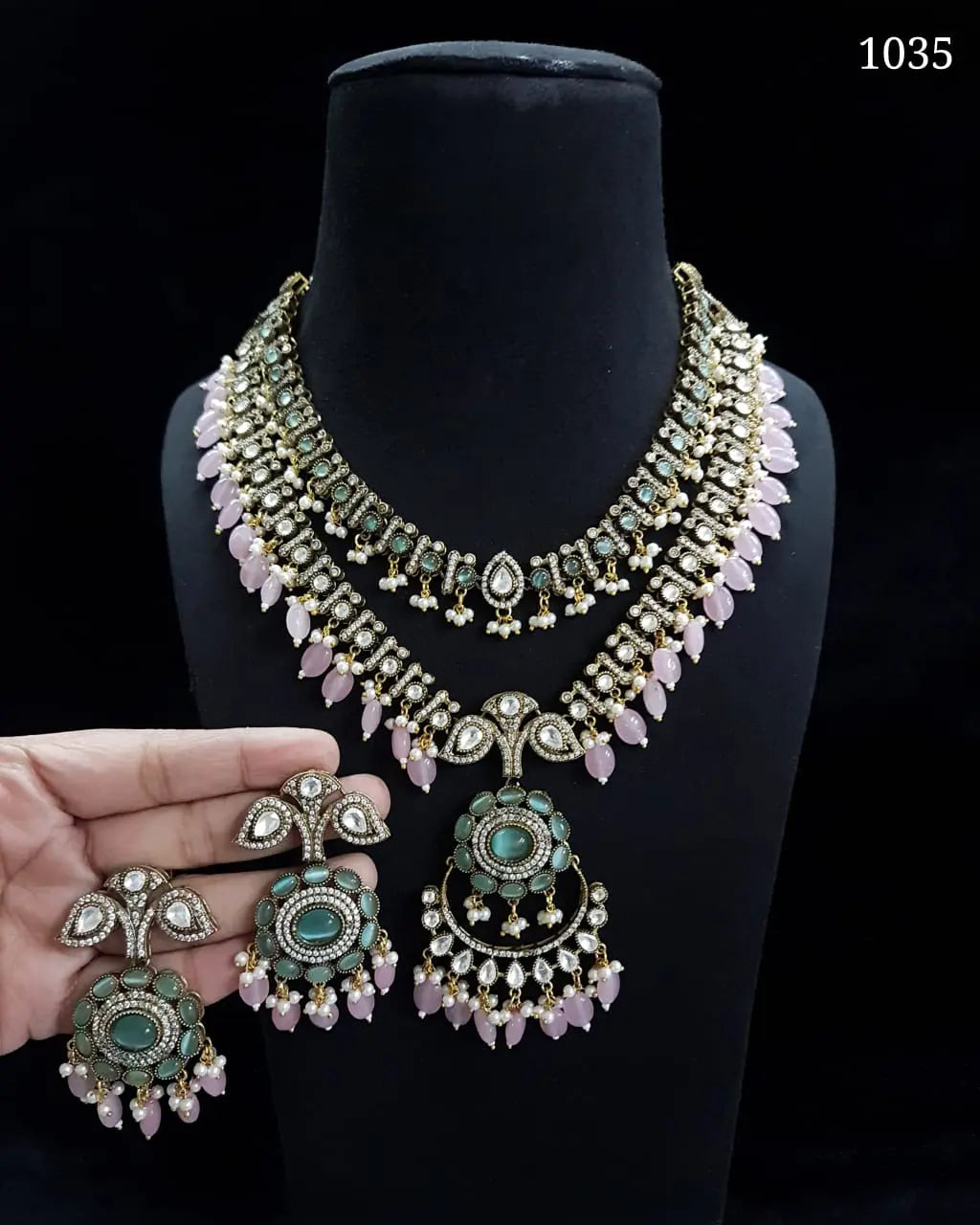 Best necklace with earrings | beautiful necklace
