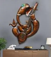 BEAUTIFUL GANESH JI WALL HANGING | GANESH JI WITH SITAR WALL DECOR