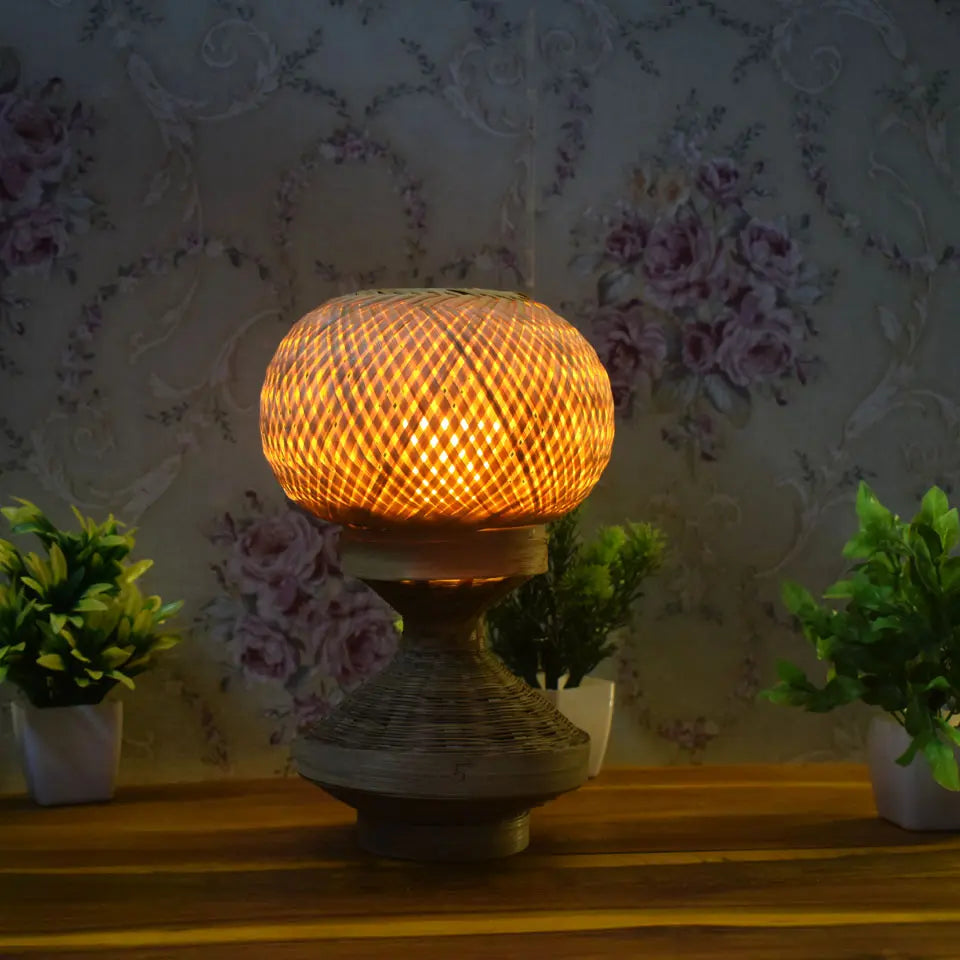 Bamboo Handicrafts Lamp Lantern | Handmade Bamboo Lantern
