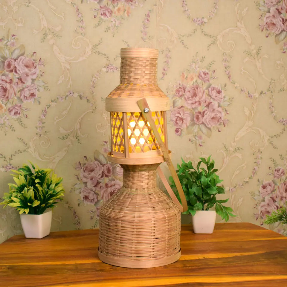 Bamboo Handicrafts Lamp Lantern | Handmade Bamboo Lantern