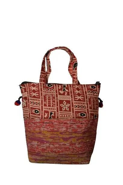 Khes cotton Bag pack 2 | Hand-Painted Bag | Cotton Ladies Bag