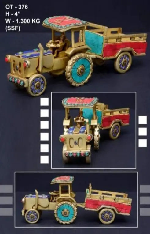 HOME DECOR TRACTOR | BRASS TRACOR | TRACTOR SHOWPIECE