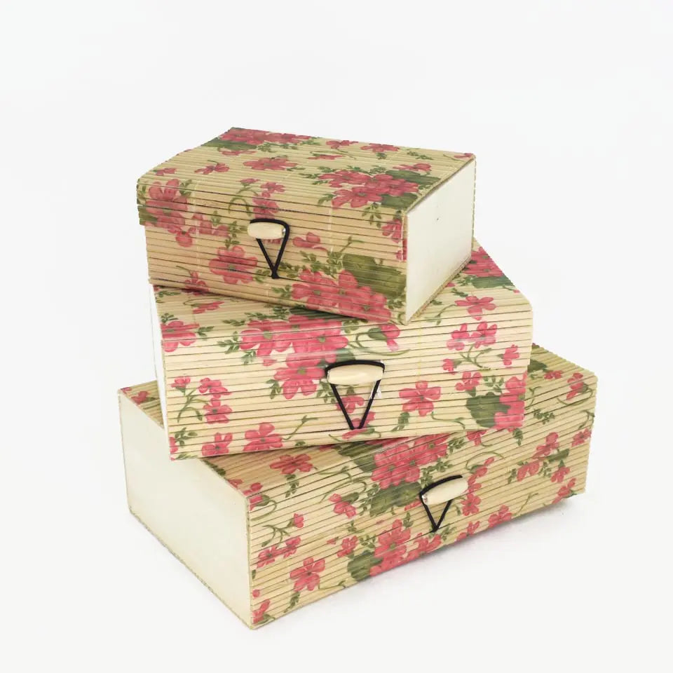Printed Makeup Box Set of 3 | Makeup Box | make up box