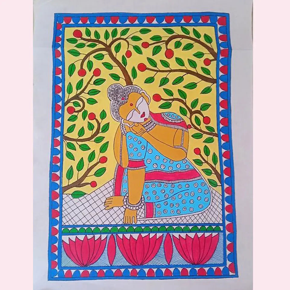 canvas / cloth painting | multi colour | using natural dyes