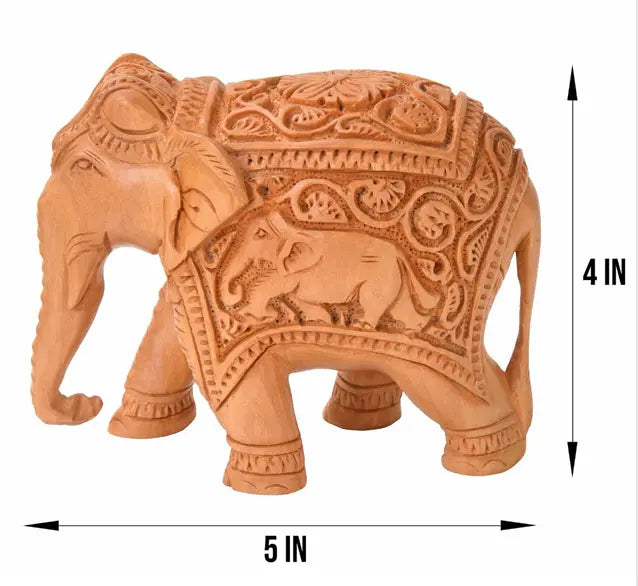 Unique wooden elephant statue for showpiece | wooden design elephant handmade