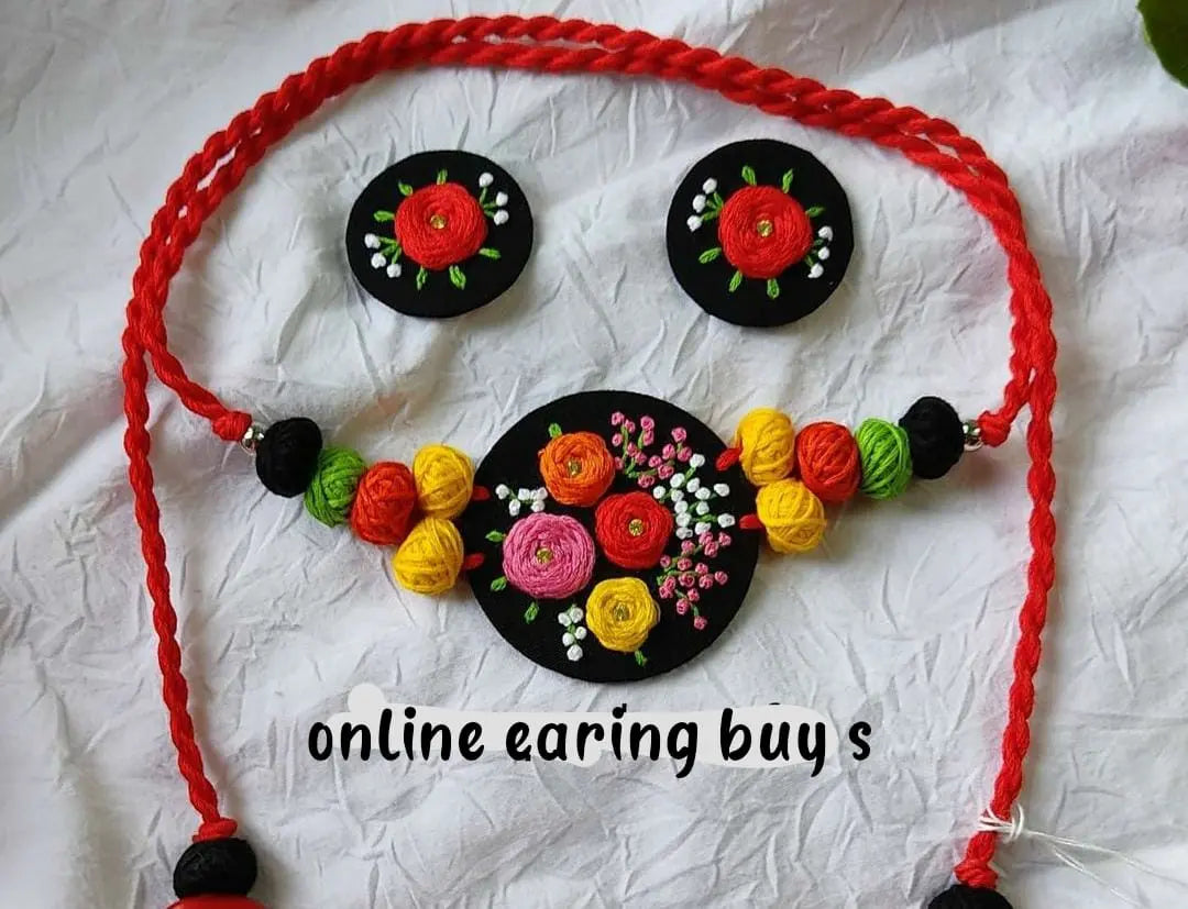 Handmade Cloth Jewellery | Fashion Jewellery Set