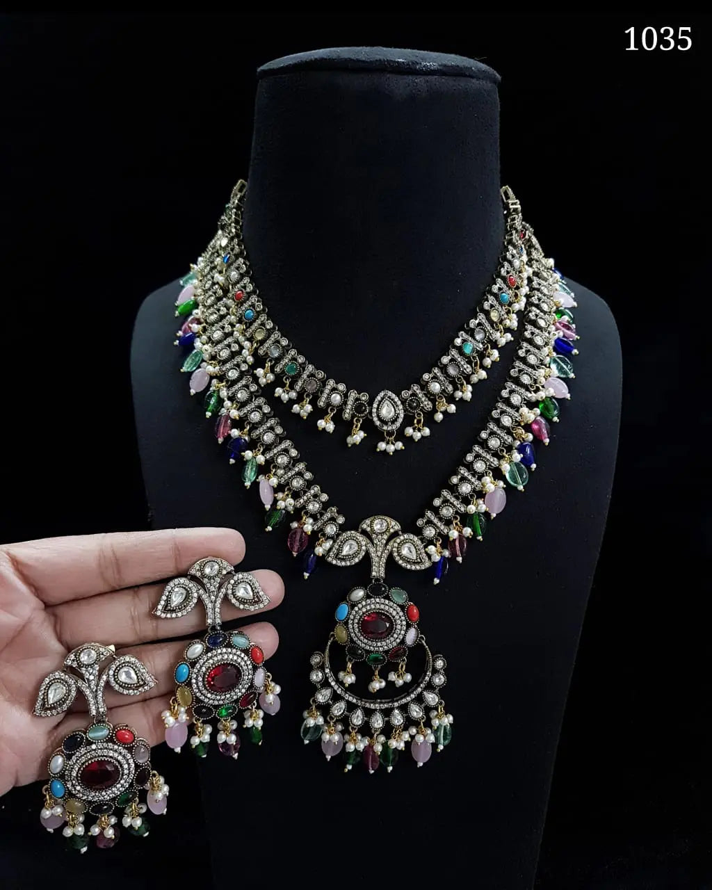 Best necklace with earrings | beautiful necklace