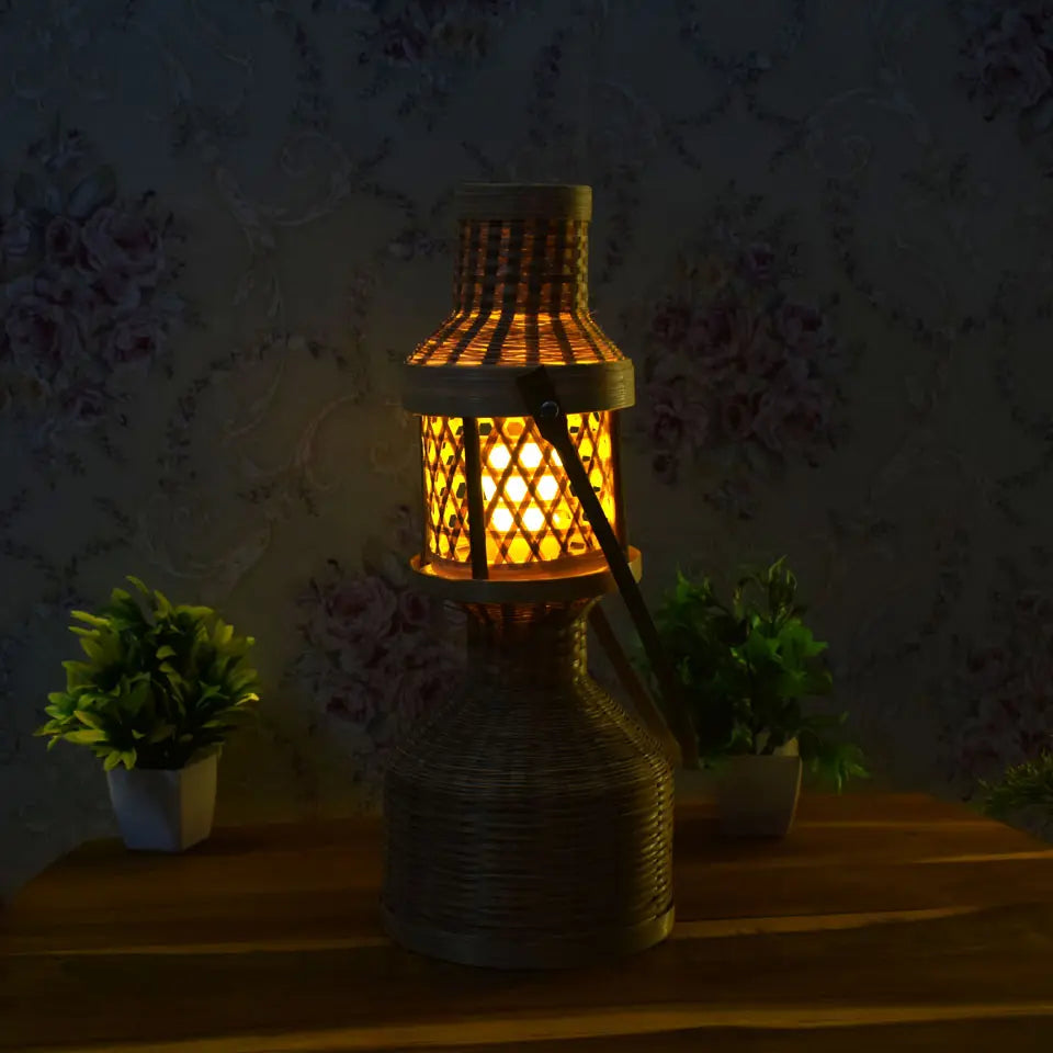 Bamboo Handicrafts Lamp Lantern | Handmade Bamboo Lantern