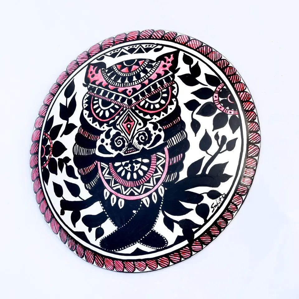 Sora Painting clay art | Hand Painted Sora | Traditional Shora Artwork