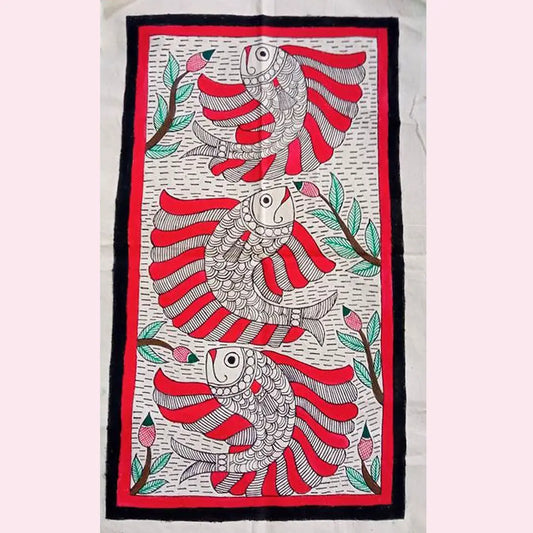 canvas / cloth painting | multi colour | using natural dyes