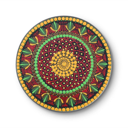 Handmade Art with combination of Lippan and Mandala art