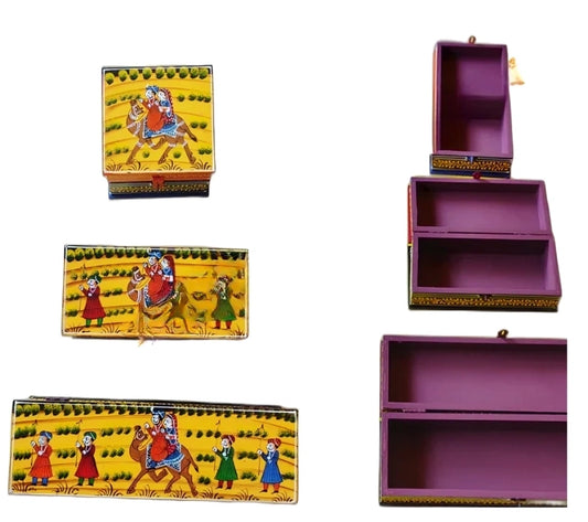 Best Wooden Printed Box | Beauiful Uniue Printed Box For Home | Jewellery Printed Box