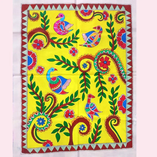 canvas / cloth painting | multi colour | using natural dyes