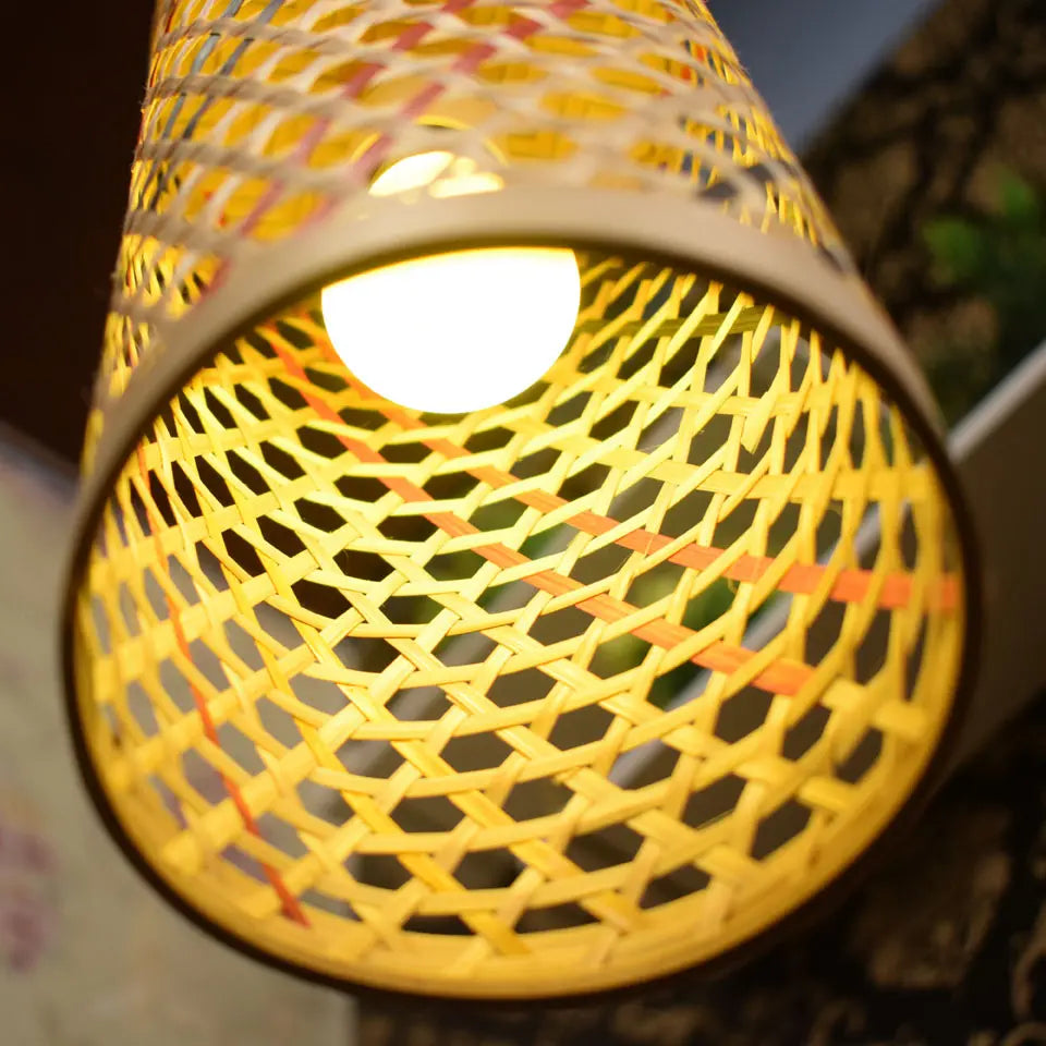 Bamboo Handicrafts Lamp Lantern | Handmade Bamboo Lantern