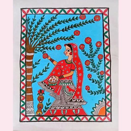 canvas / cloth painting | multi colour | using natural dyes
