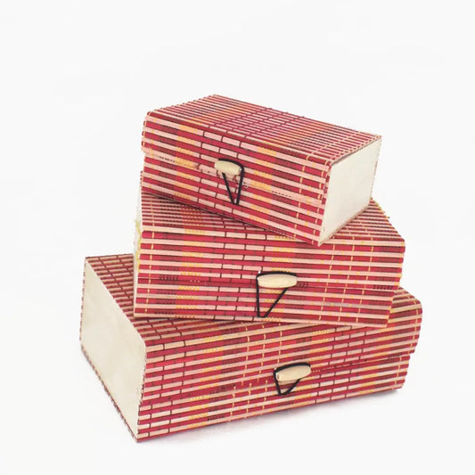 Printed Makeup Box Set of 3 | Makeup Box | make up box