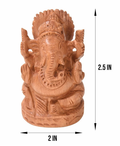 Wooden Ganesh Ji | Wooden Craft | Unique Wooden Ganesh JI Idol For Home Puja Place