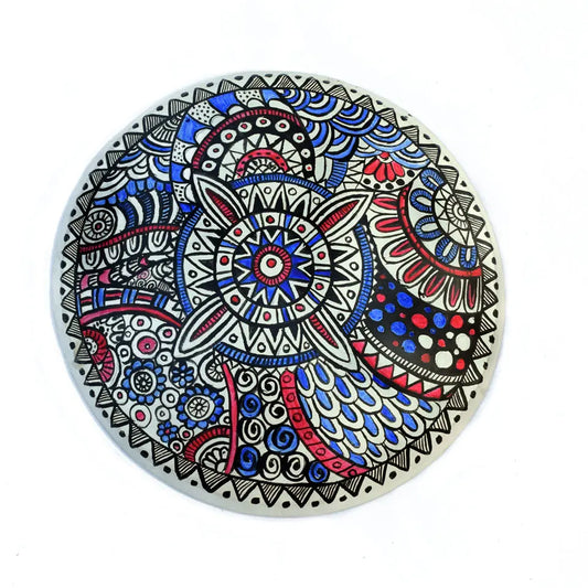 Sora Painting clay art | Hand Painted Sora | Traditional Shora Artwork